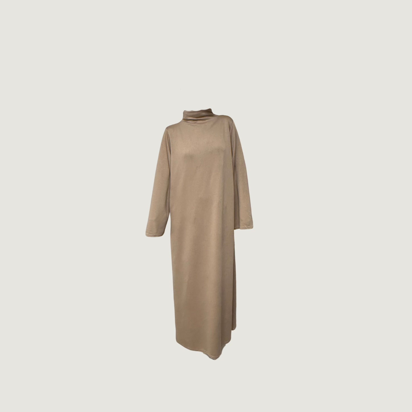 Jersey dress thick beige