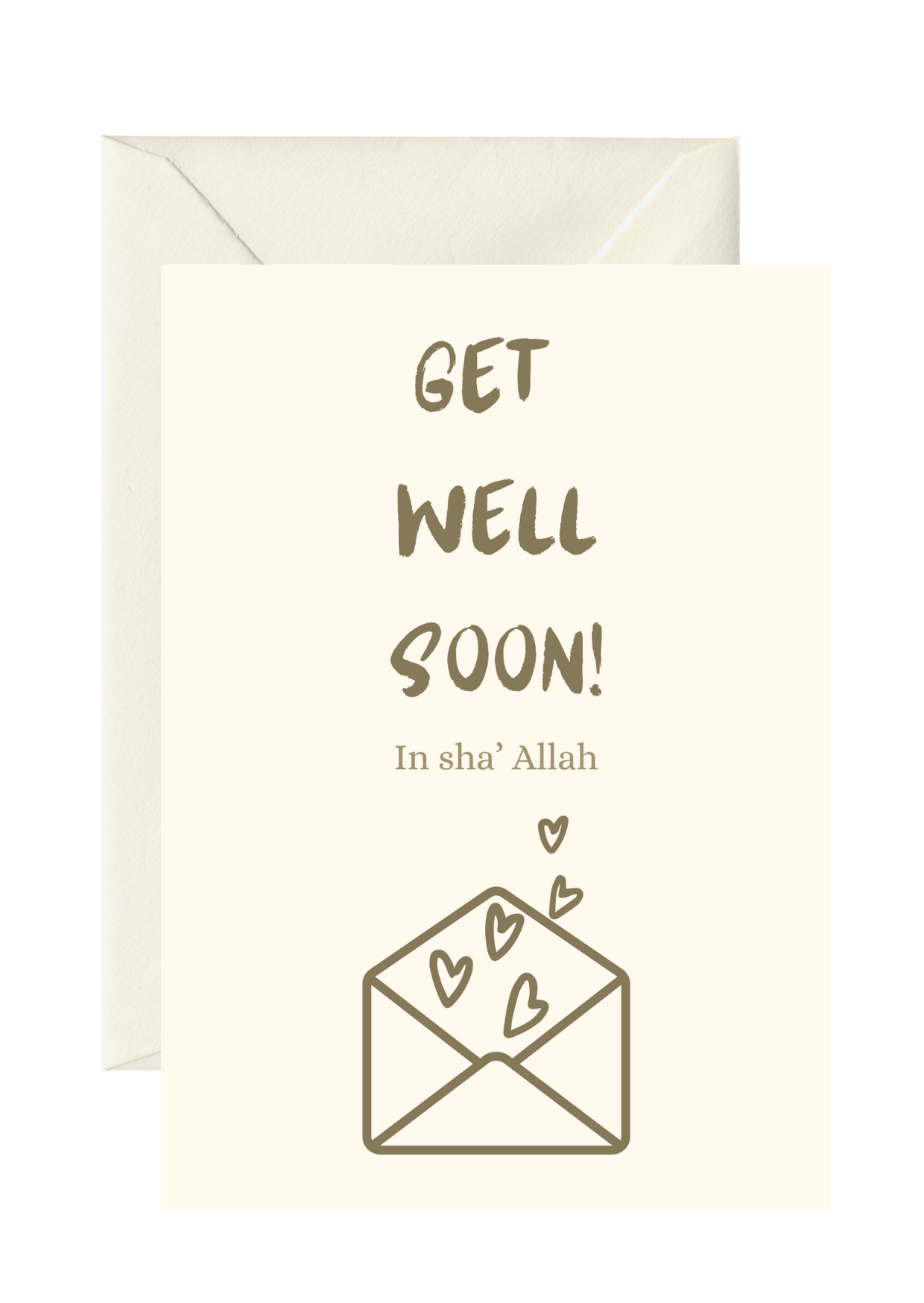 Greeting card Get well soon