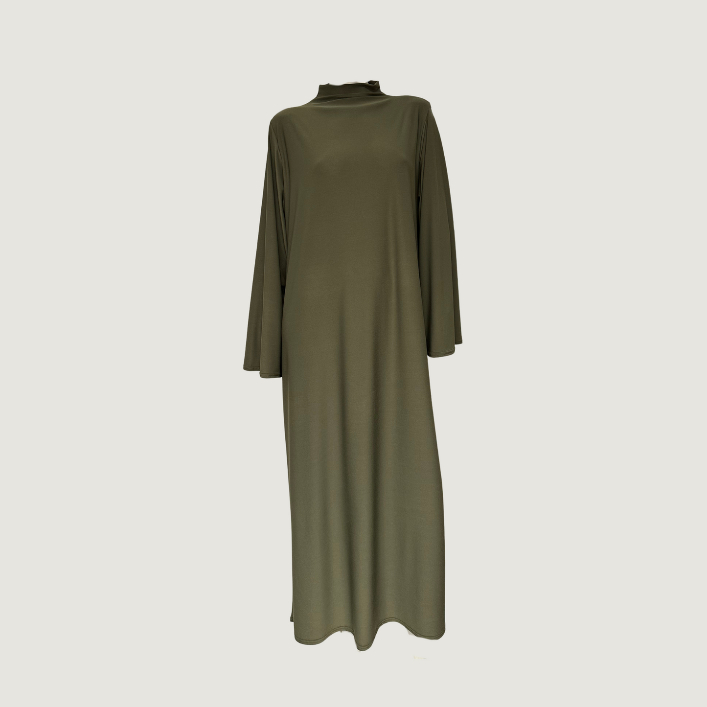 Jersey khimar set olive green