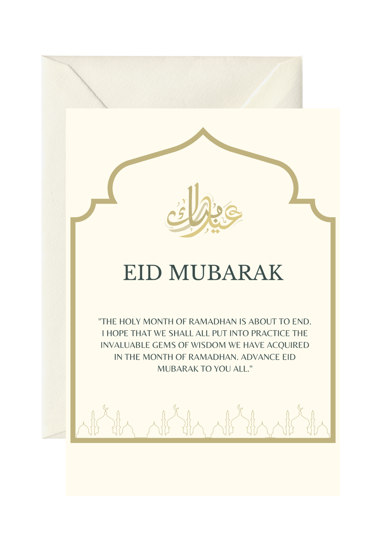 Greeting Card Eid mubarak