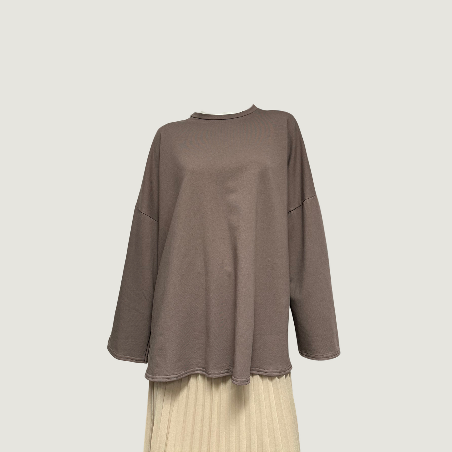 Long sleeve taupe