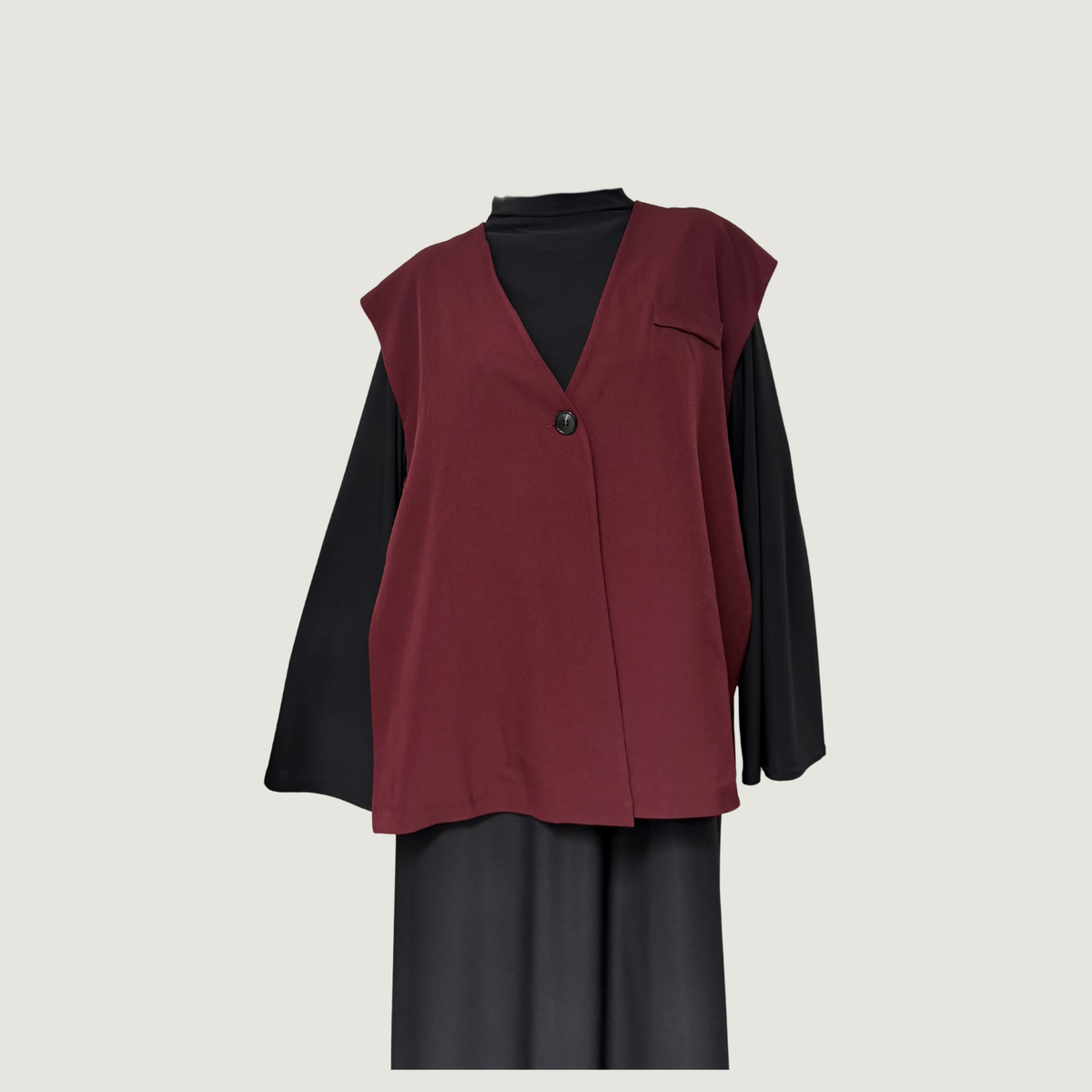 Sleeveless blazer