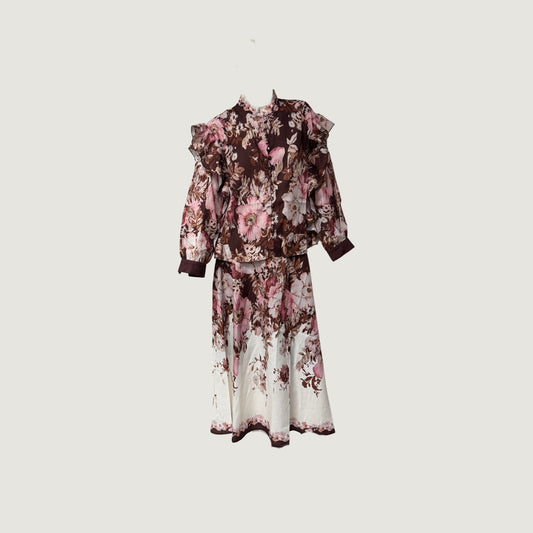 Flower Blouse White