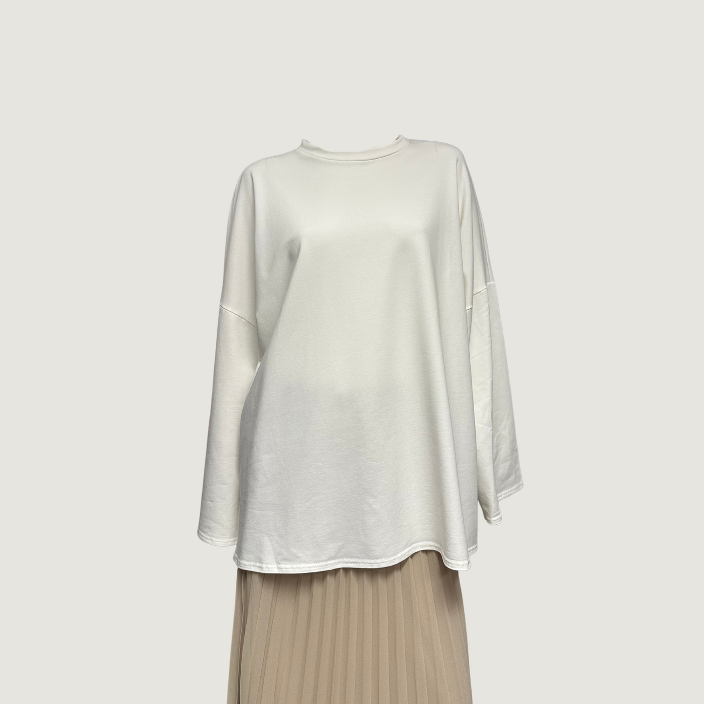 Long sleeve white