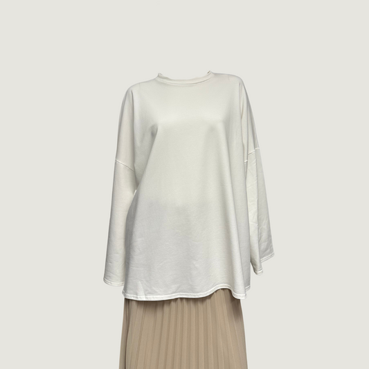 Long sleeve white