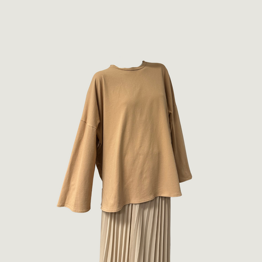 Long sleeve camel