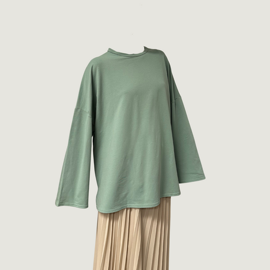 Long sleeve mint green