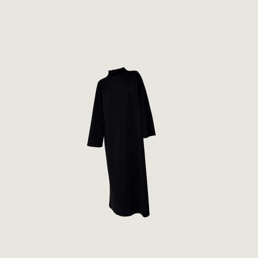 Jersey dress thick black