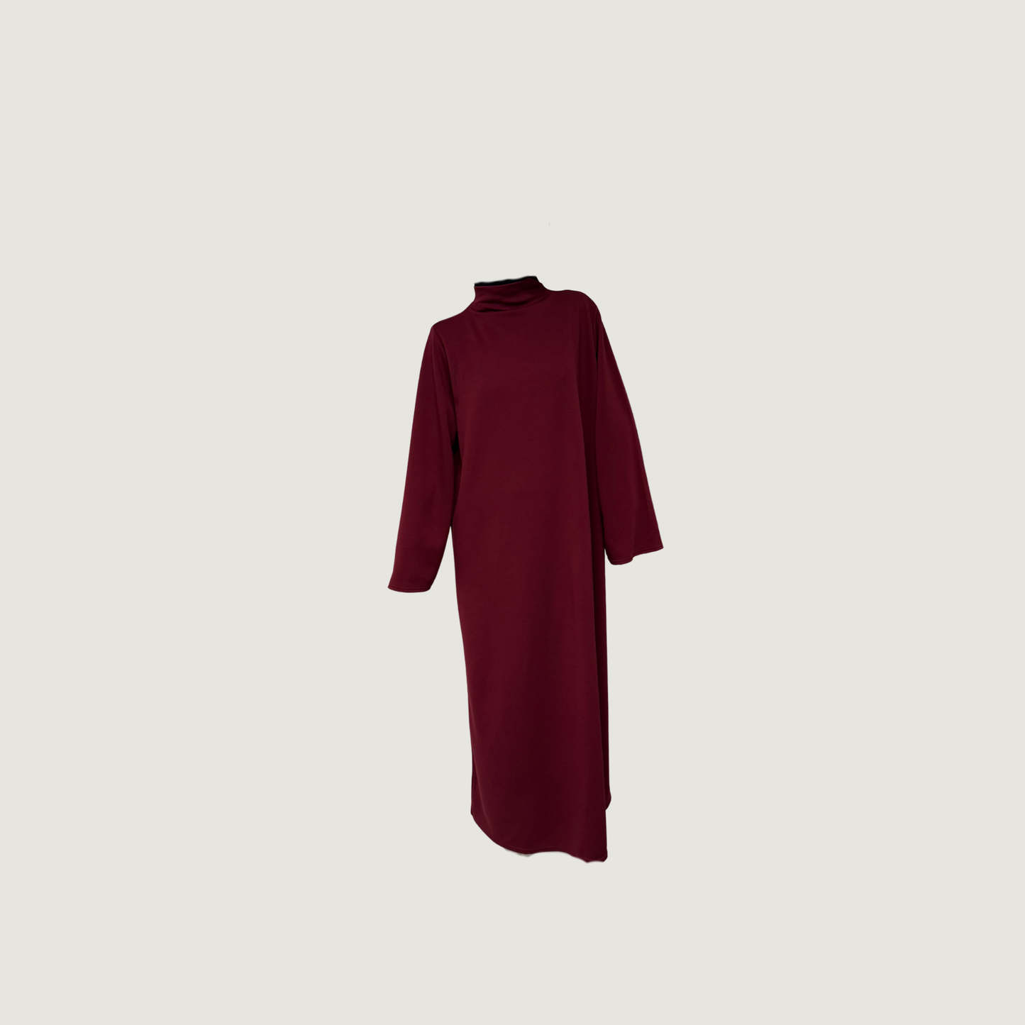 Jersey dress thick bordeaux