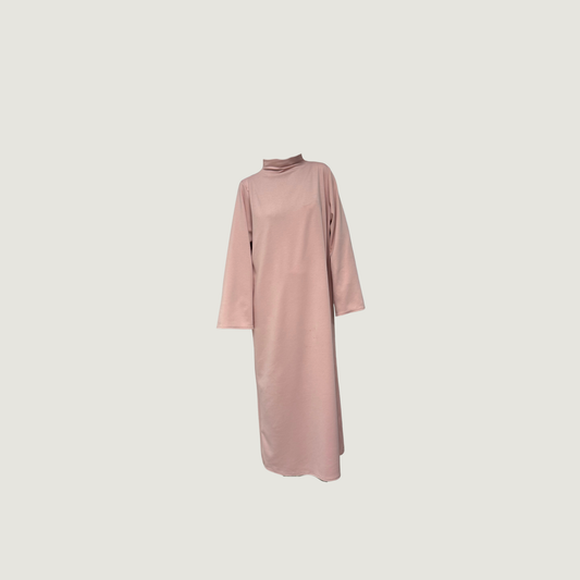 Jersey dress thick pink