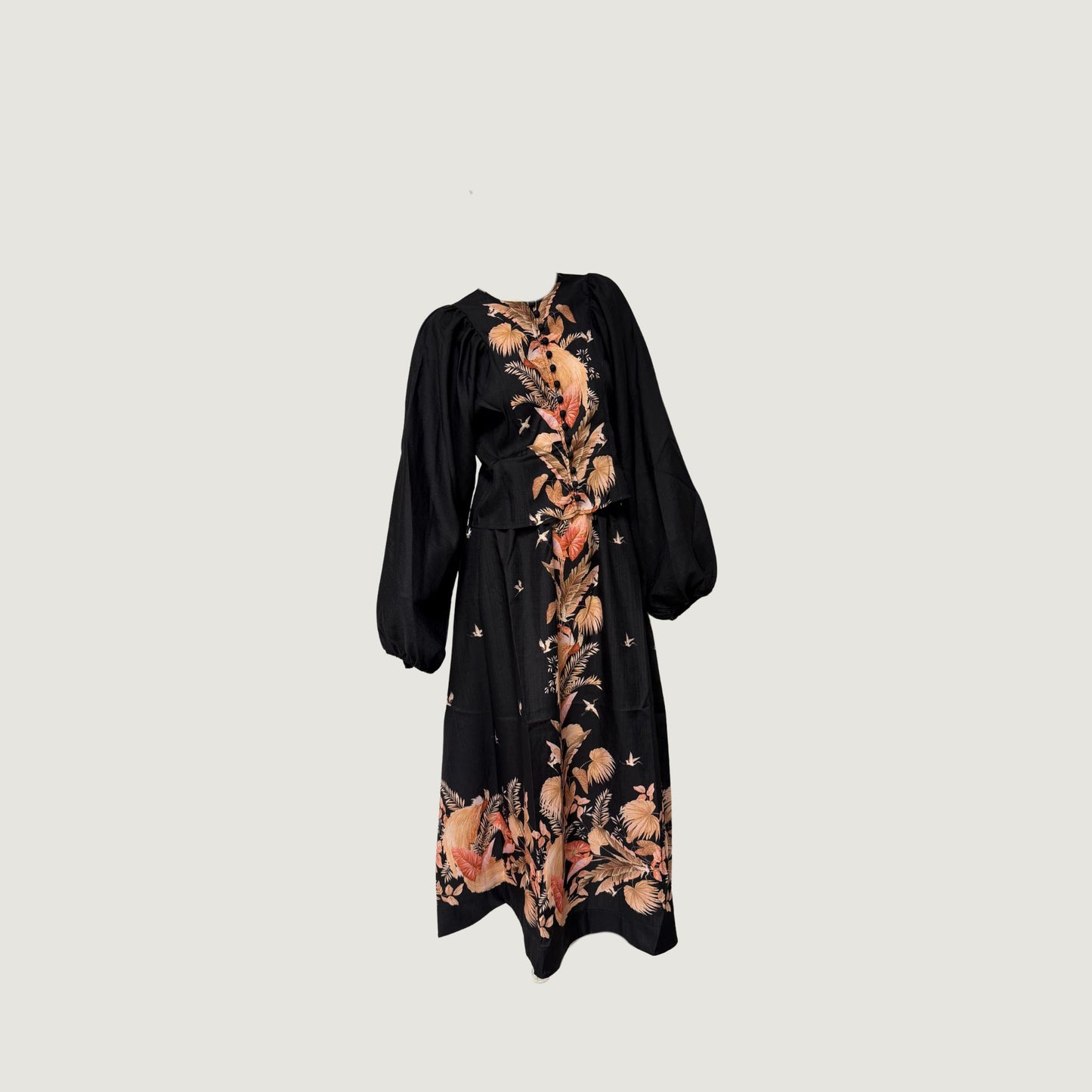 Flower Skirt Black