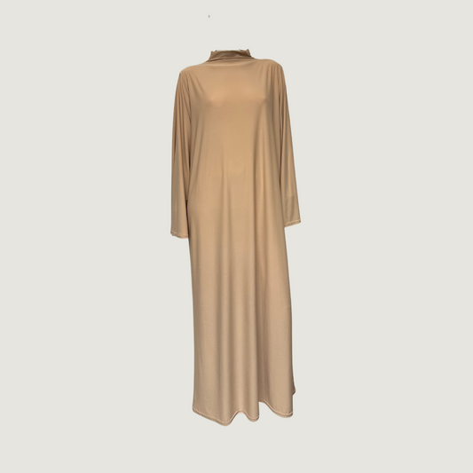 Jersey dress nude