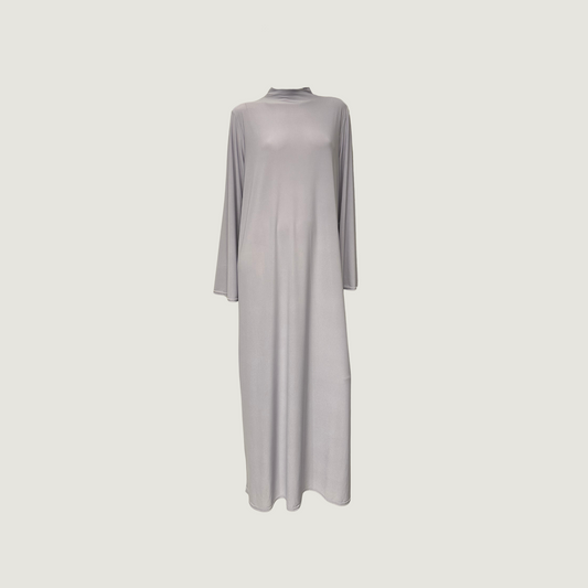Jersey dress light grey
