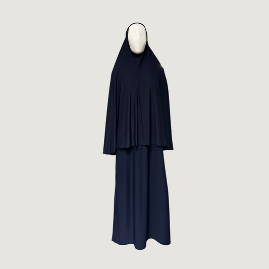 Jersey khimar set dark blue