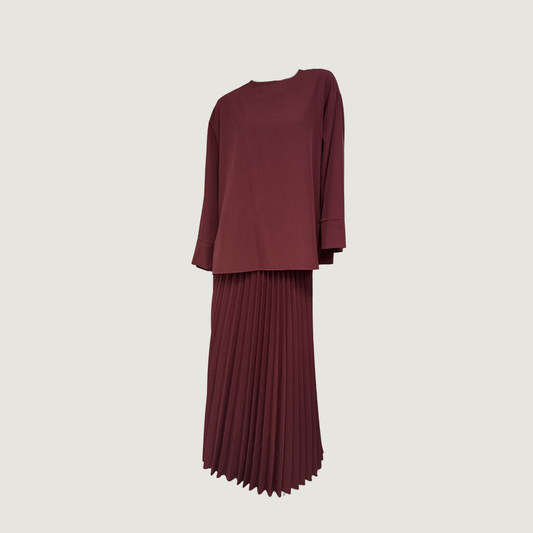 Pleated set
