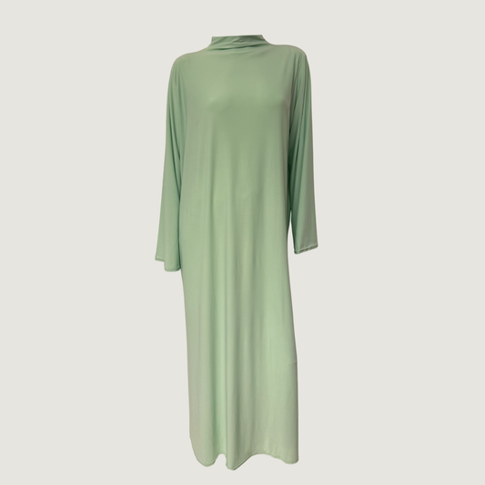 Jersey dress light green