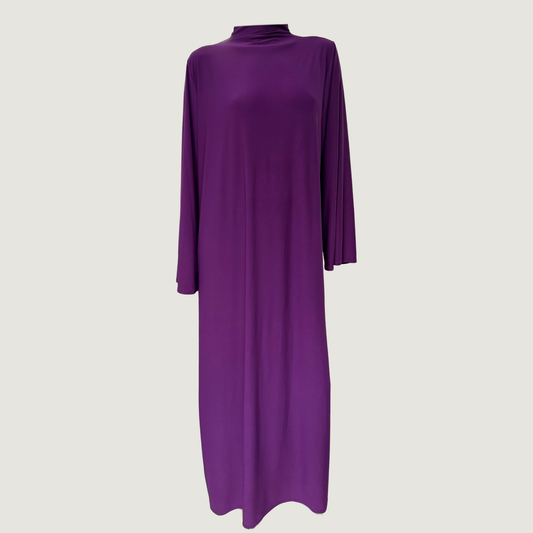 Jersey dress purple