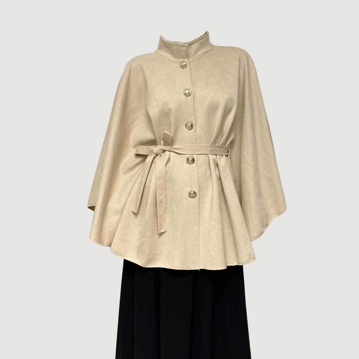 Maysa Belted Cape