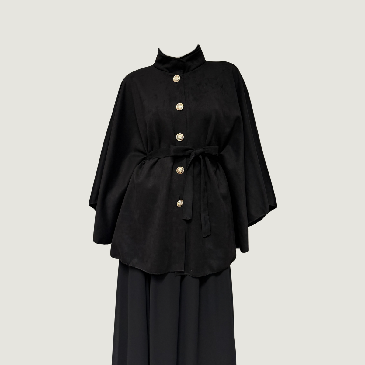 Maysa Belted Cape